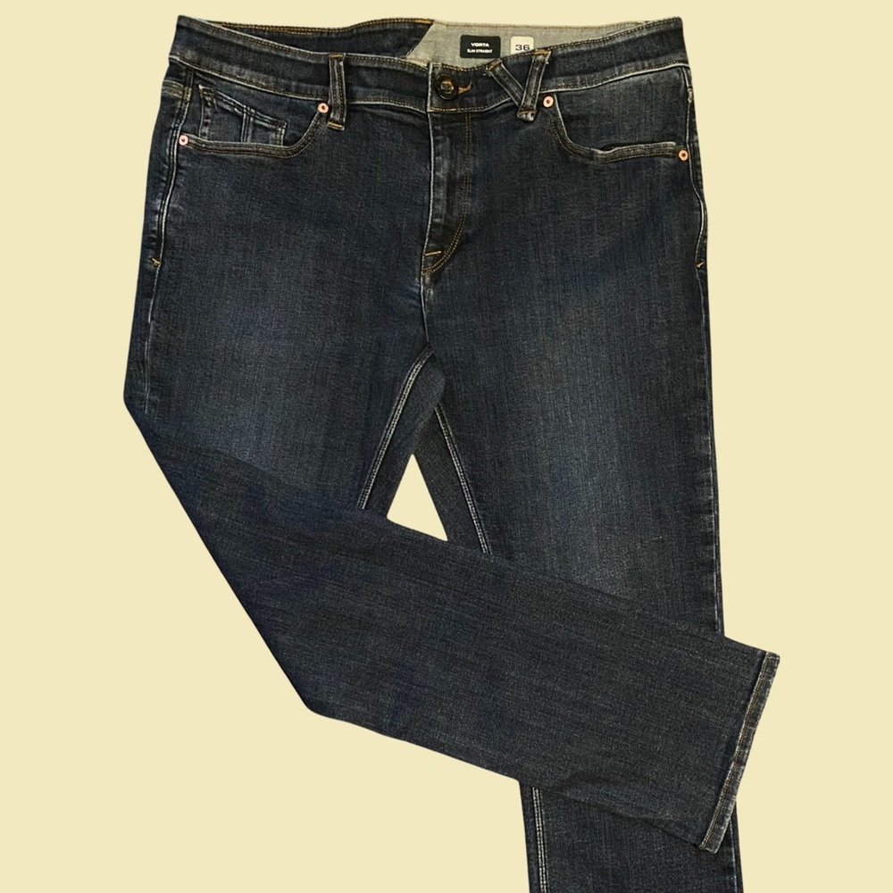 Volcom Brand Jeans Vorta Slim Straight Jean